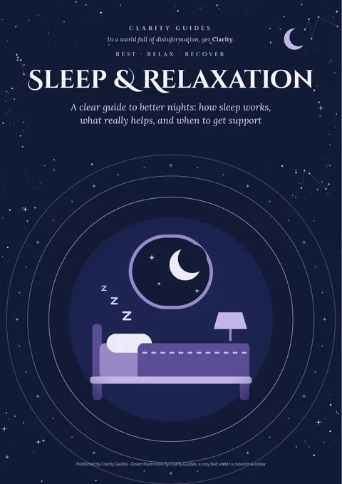 Cover of Sleep & Relaxation: A Clear Guide to Better Nights