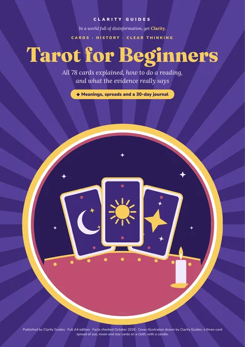 Cover of Tarot for Beginners: History, Meanings and Clear Thinking