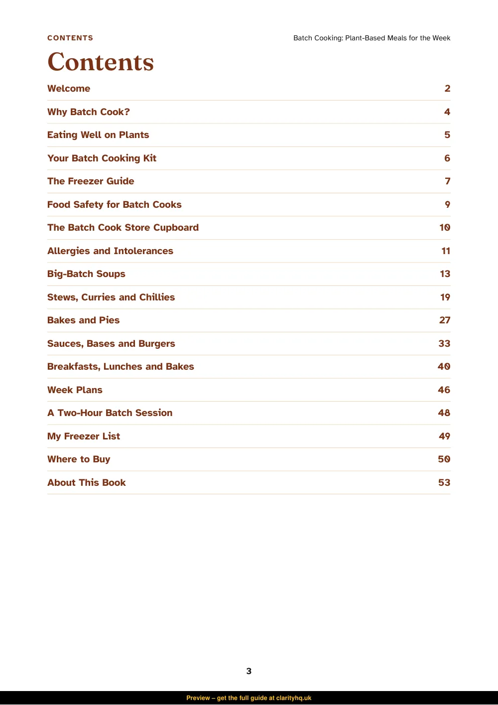 Batch Cooking, preview page 3