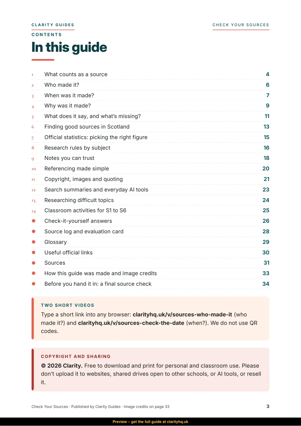 Check Your Sources, preview page 3