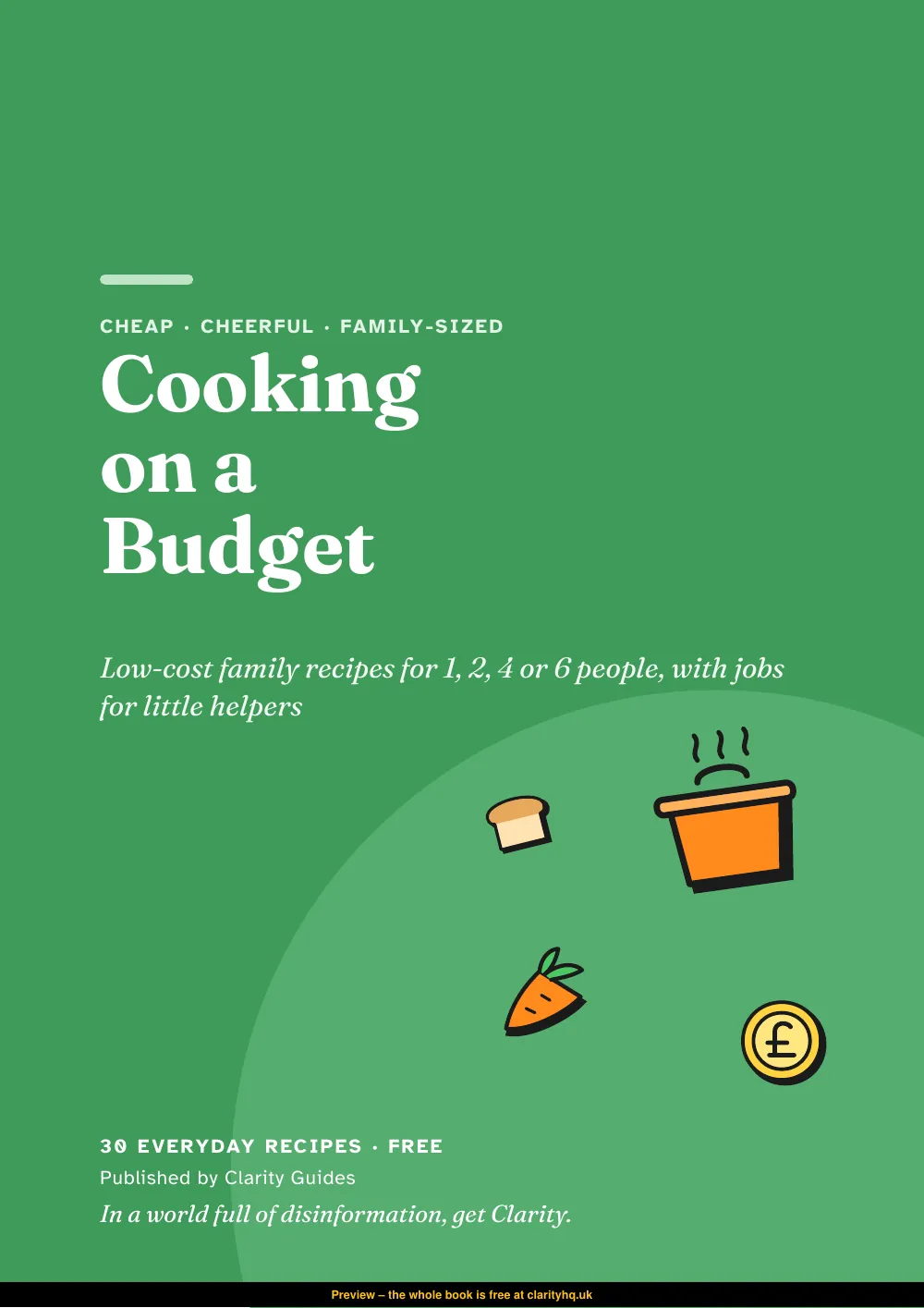 Cooking on a Budget, preview page 1