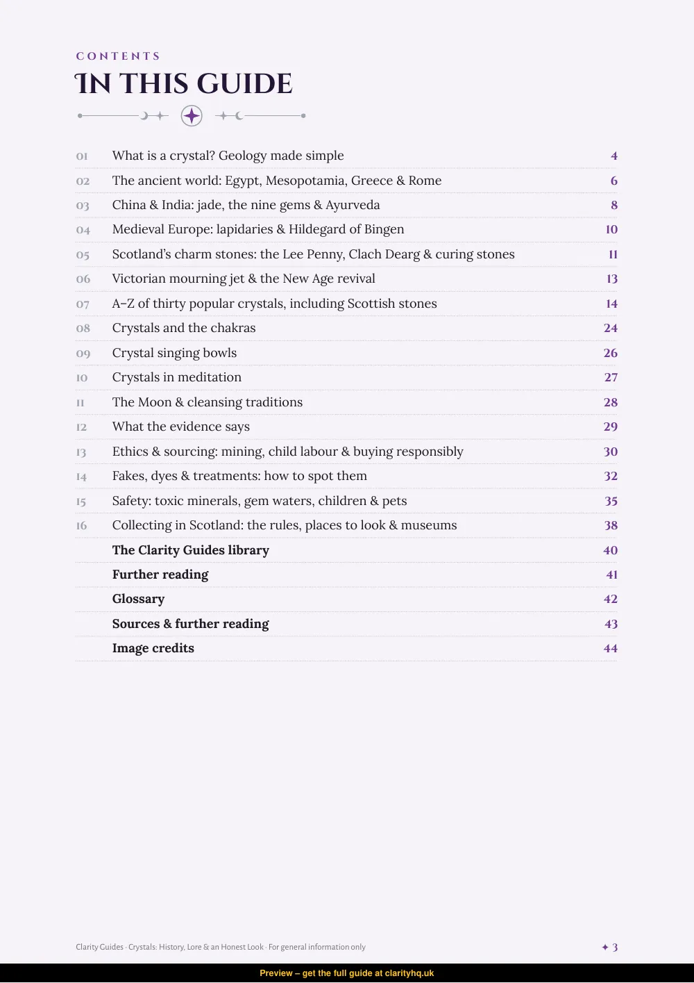 Crystals, preview page 3