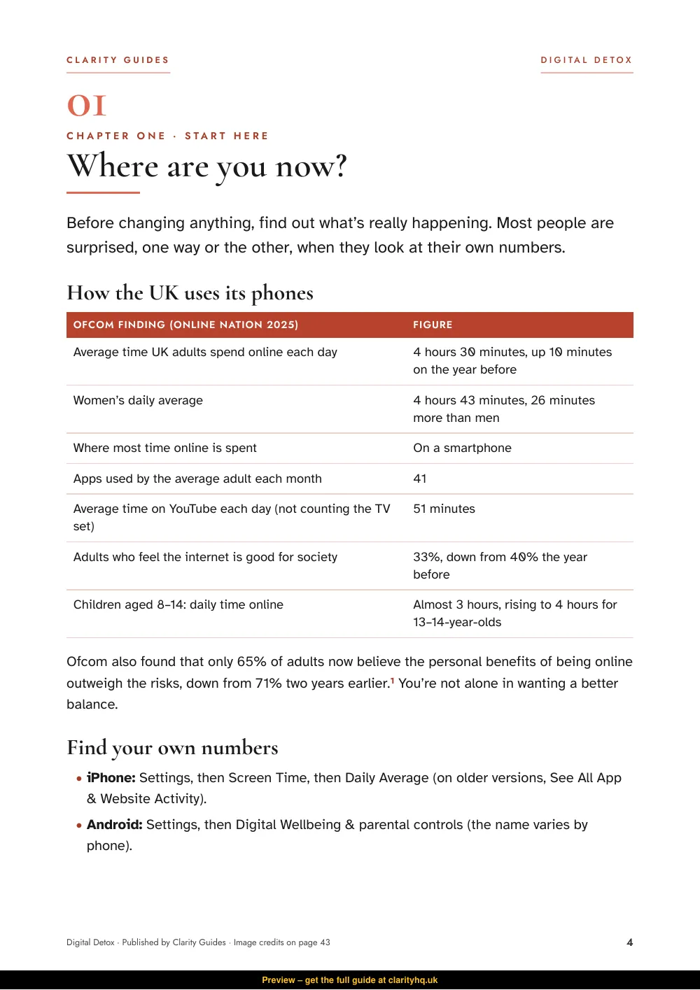 Digital Detox, preview page 4