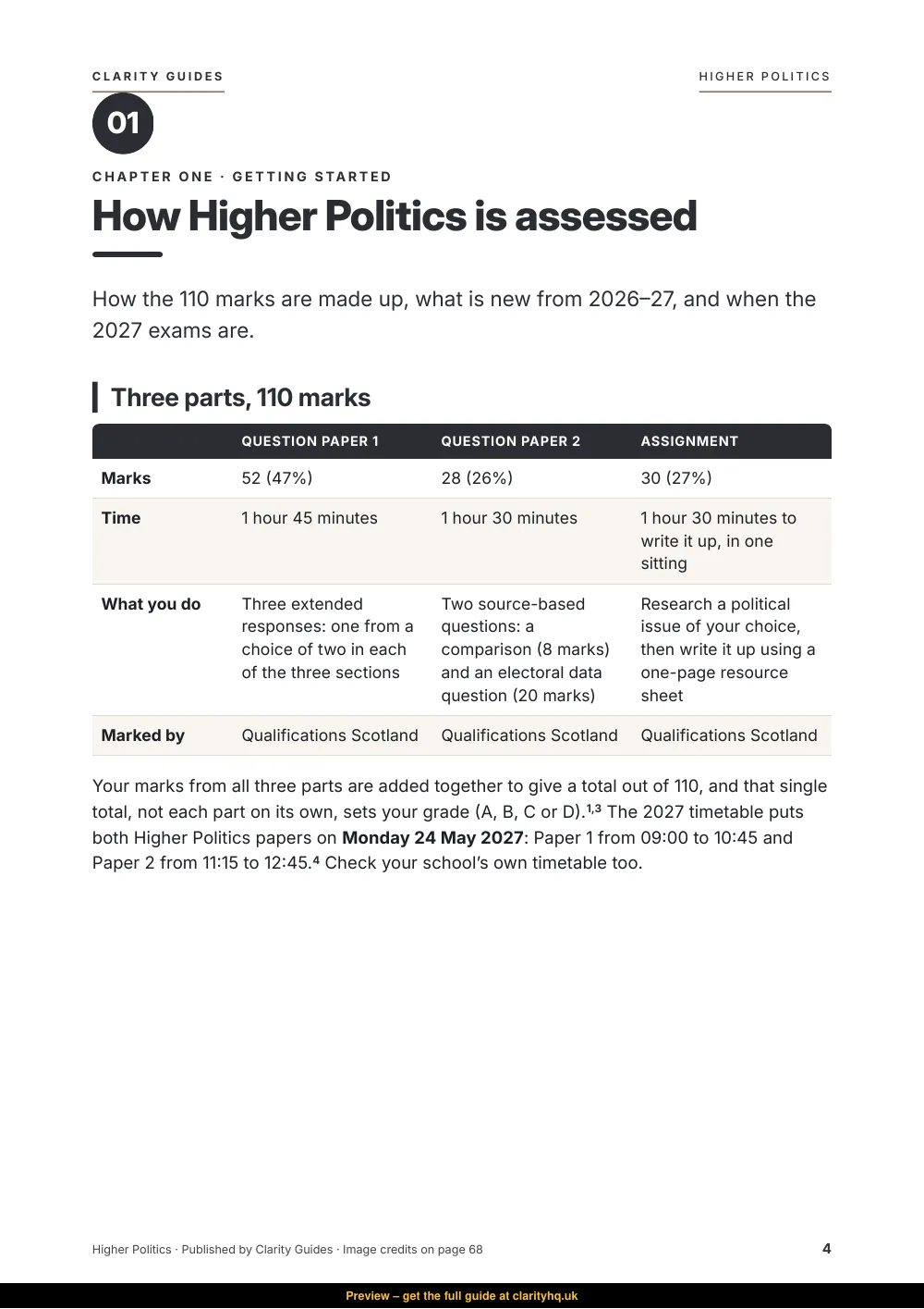Higher Politics, preview page 4