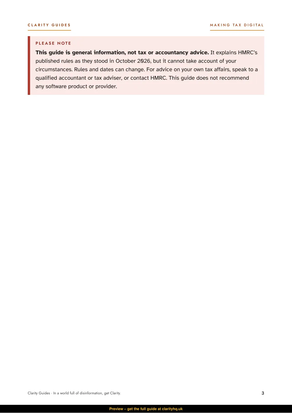 Making Tax Digital, preview page 3