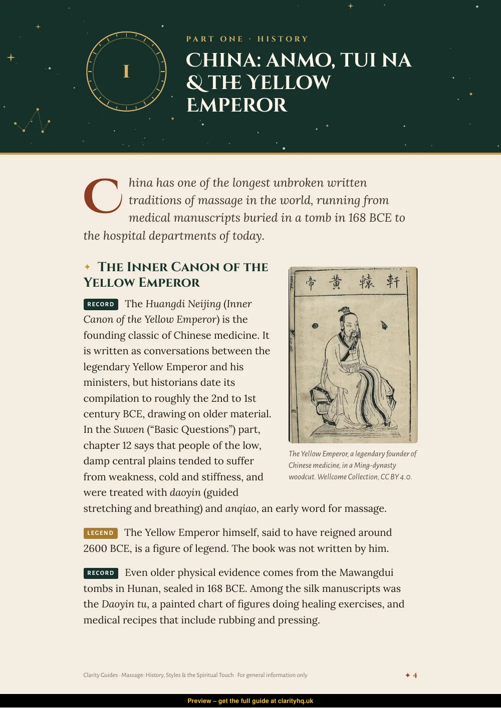 Massage, preview page 4