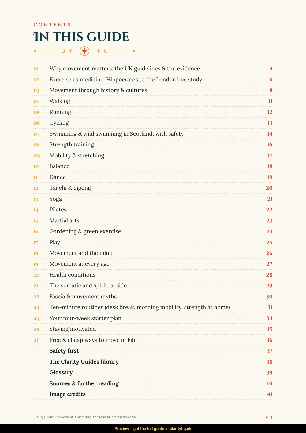Movement is Medicine, preview page 3