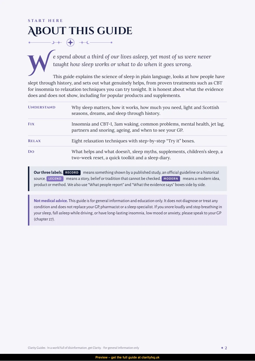 Sleep & Relaxation, preview page 2