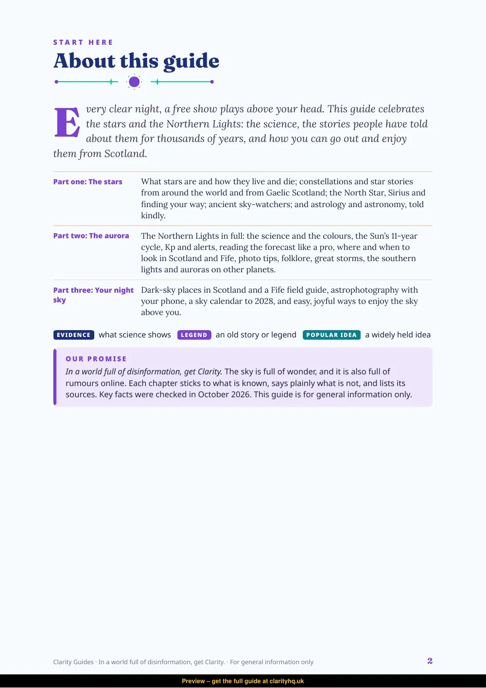 The Stars & the Aurora, preview page 2