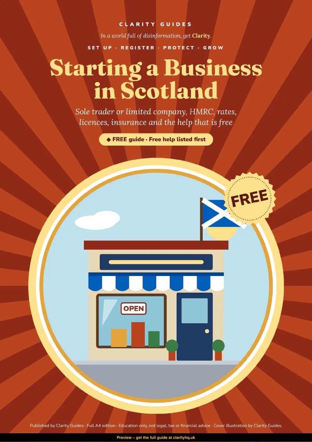 Starting a Business in Scotland, preview page 1