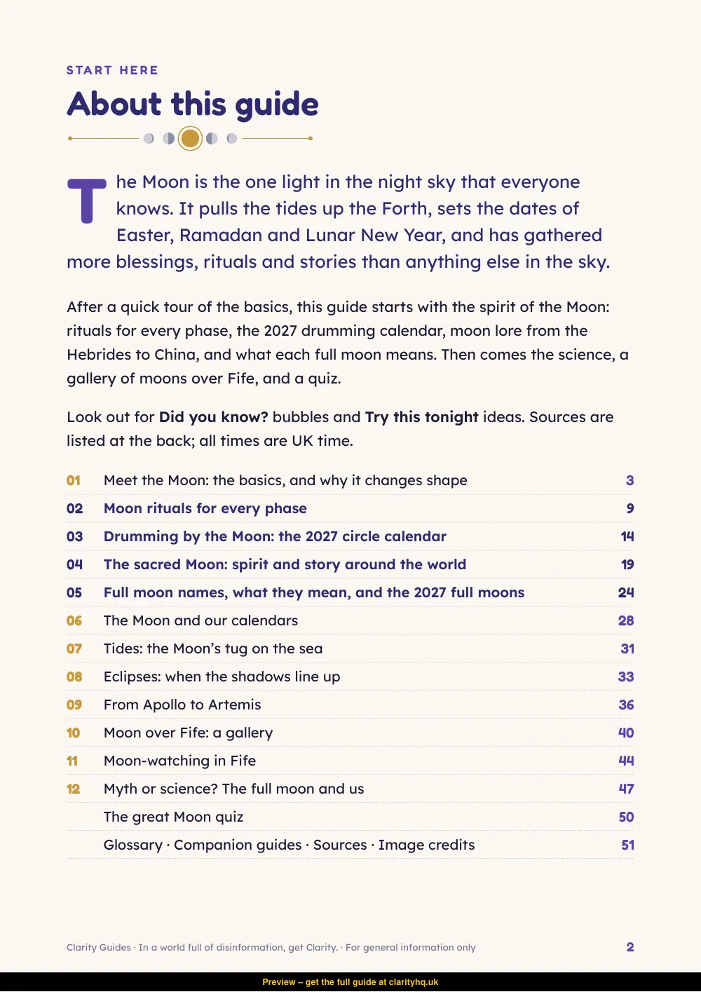 The Moon, preview page 2