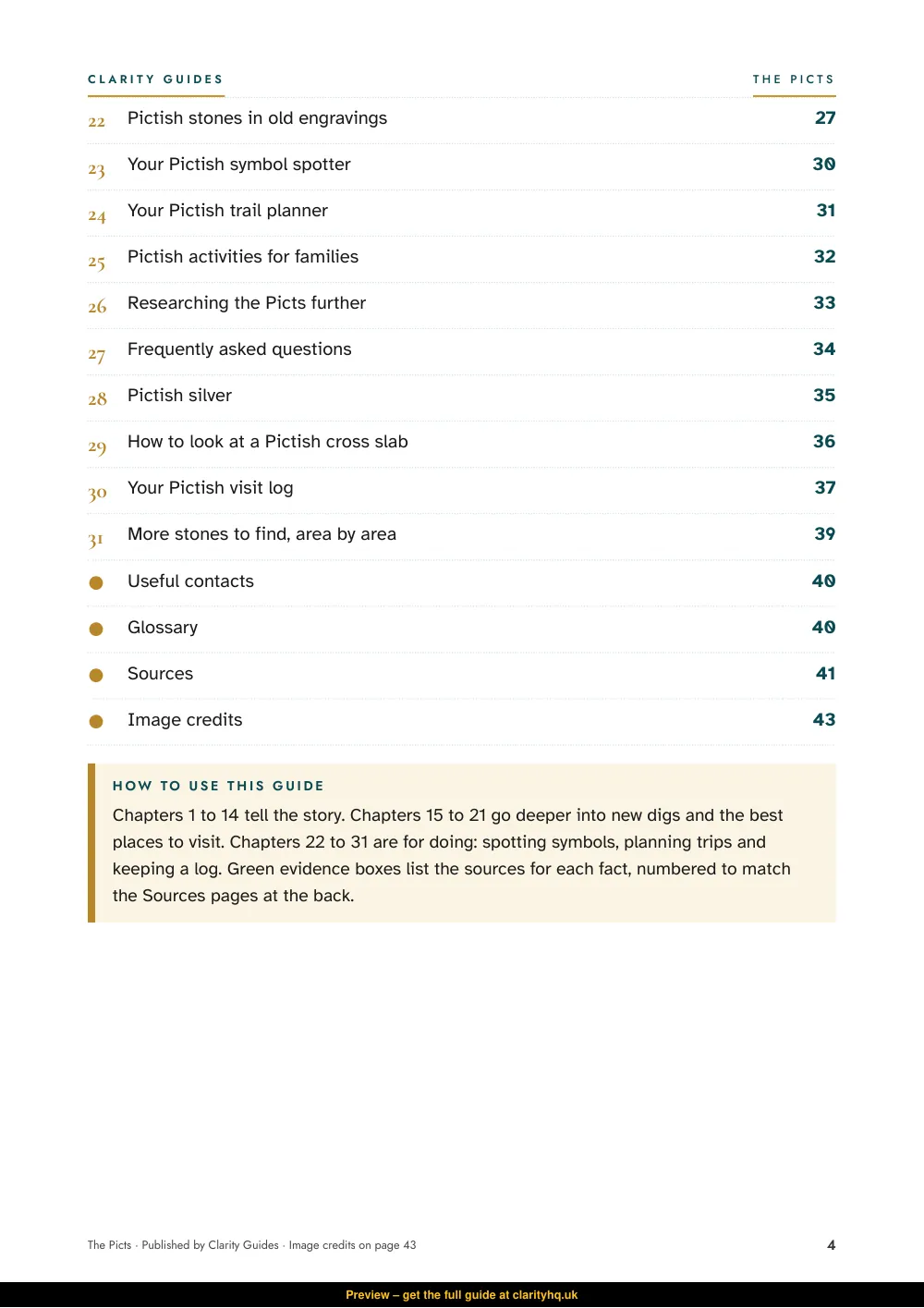 The Picts, preview page 4