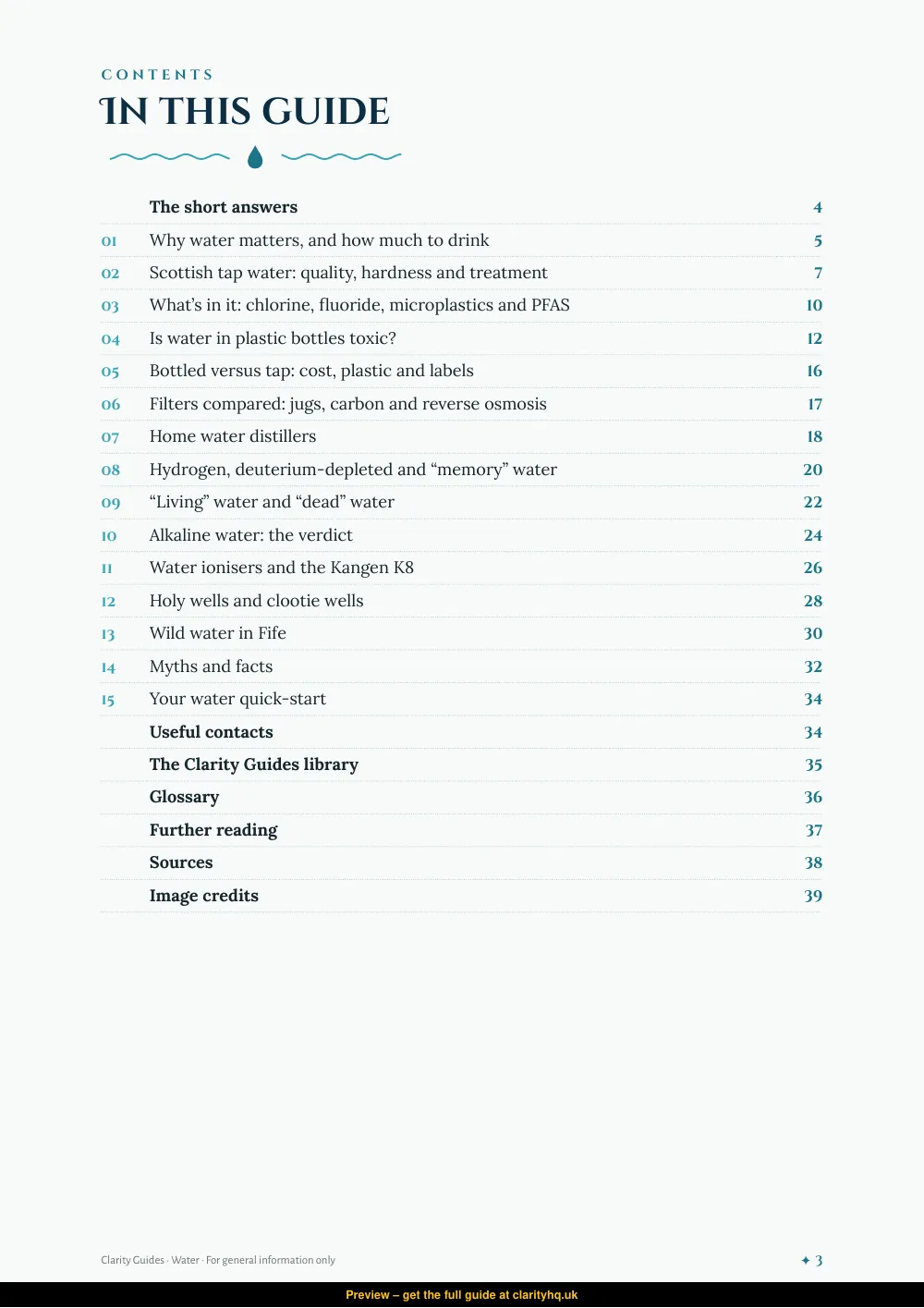 Water, preview page 3