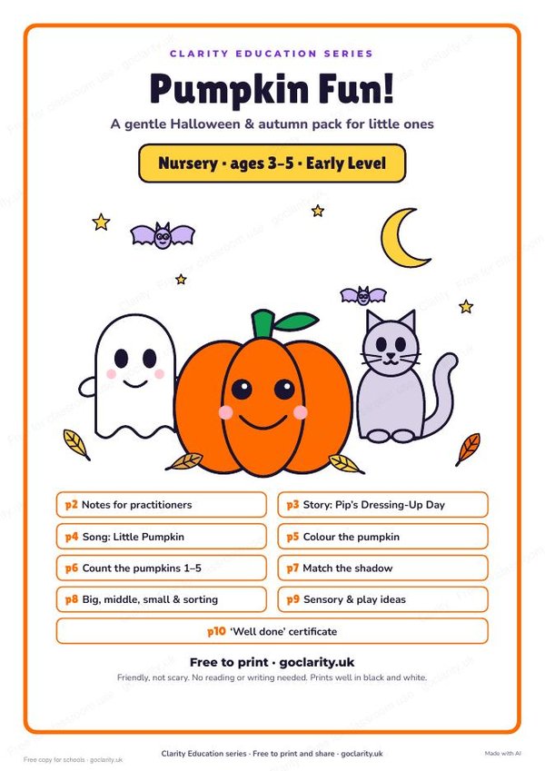 Preview of Halloween worksheet 1