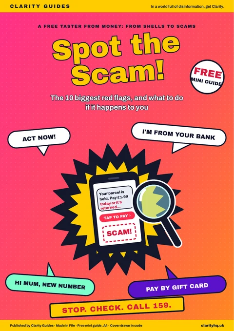 Cover of Spot the Scam, free 6-page mini guide